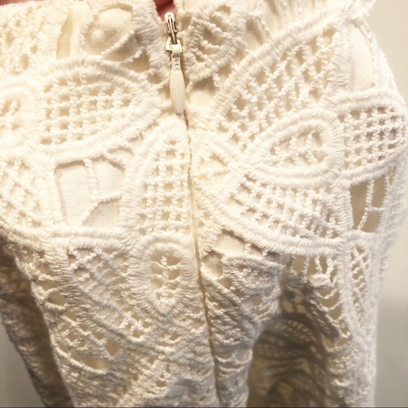 Jack by BB Dakota Fiona Crochet Lace Mini Skirt - Picture 7 of 9